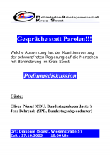 Bild des Flyers zur Veranstaltung